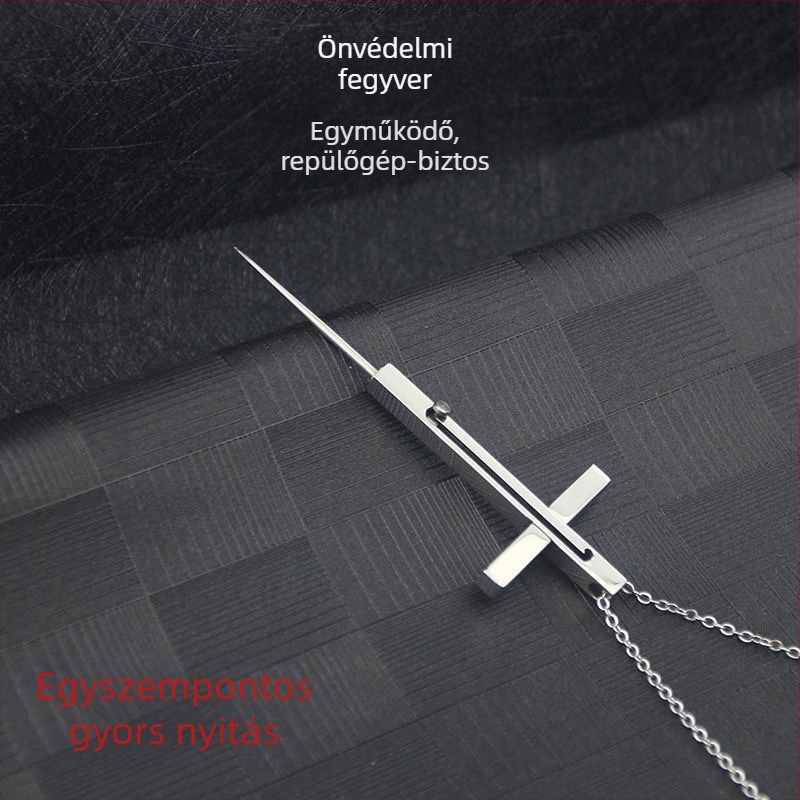 Önvédelmi nyaklánc — diszkrét kiegészítő (Márka: Risheng; Eredet: Zhejiang; Kategória: Túlélő eszközök)