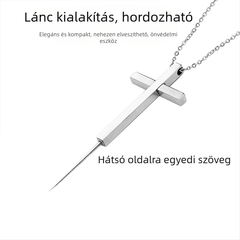 Önvédelmi nyaklánc — diszkrét kiegészítő (Márka: Risheng; Eredet: Zhejiang; Kategória: Túlélő eszközök)