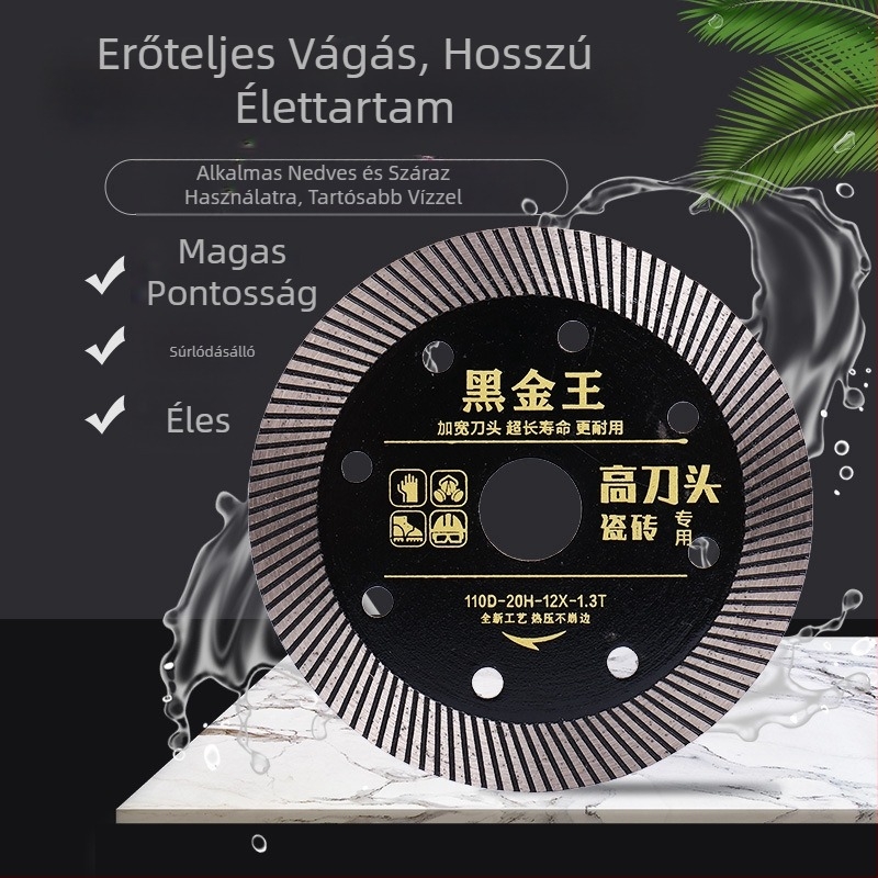 Haowo Gyémánt vágókorong kerámia vitrifikált csempékhez, eszköz a faszáláshoz, nedves és száraz használat, Haowo