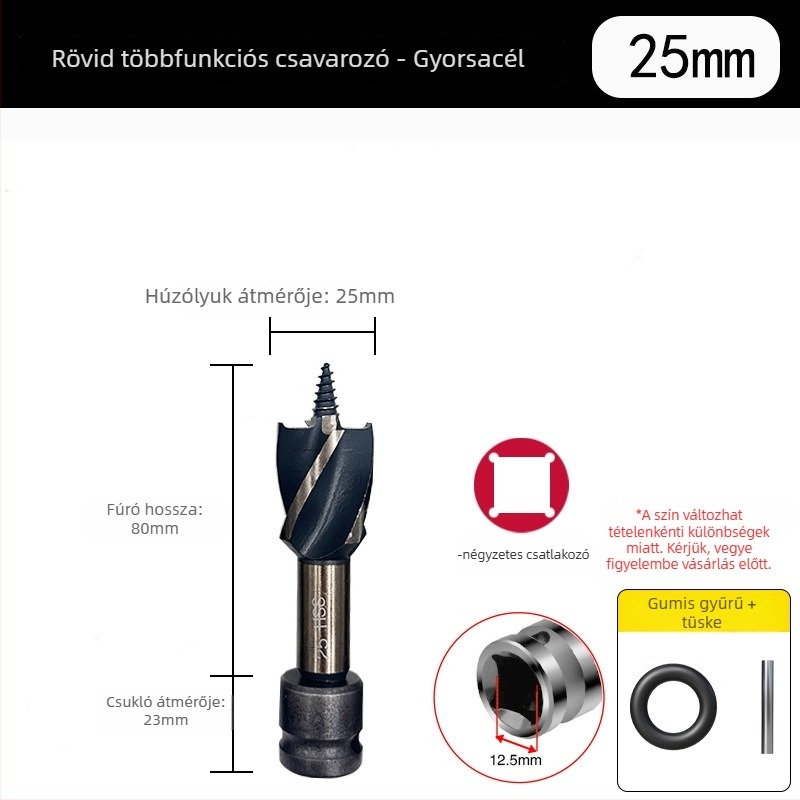 Autonomy HSS formázó fúró fa- és ajtókhoz; hossz 155–161 mm, átmérő 12–35 mm.