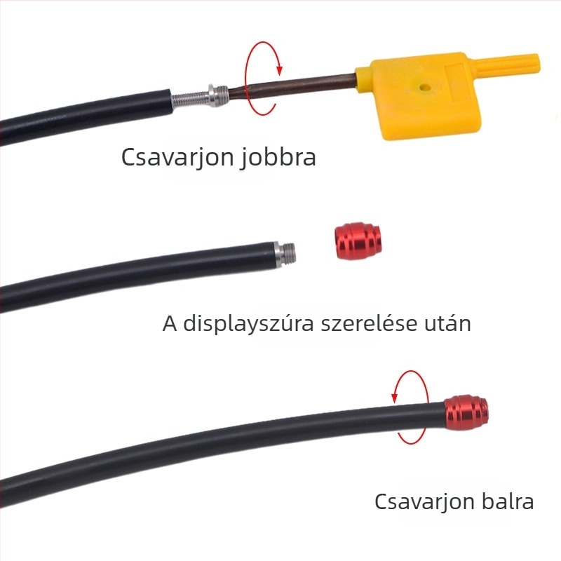 Hidraulikus fékvezeték olív fej csatlakozásokkal, AVID-kompatibilis — modell 00, márka Lmfcs/yongchangxing, termékkód 00