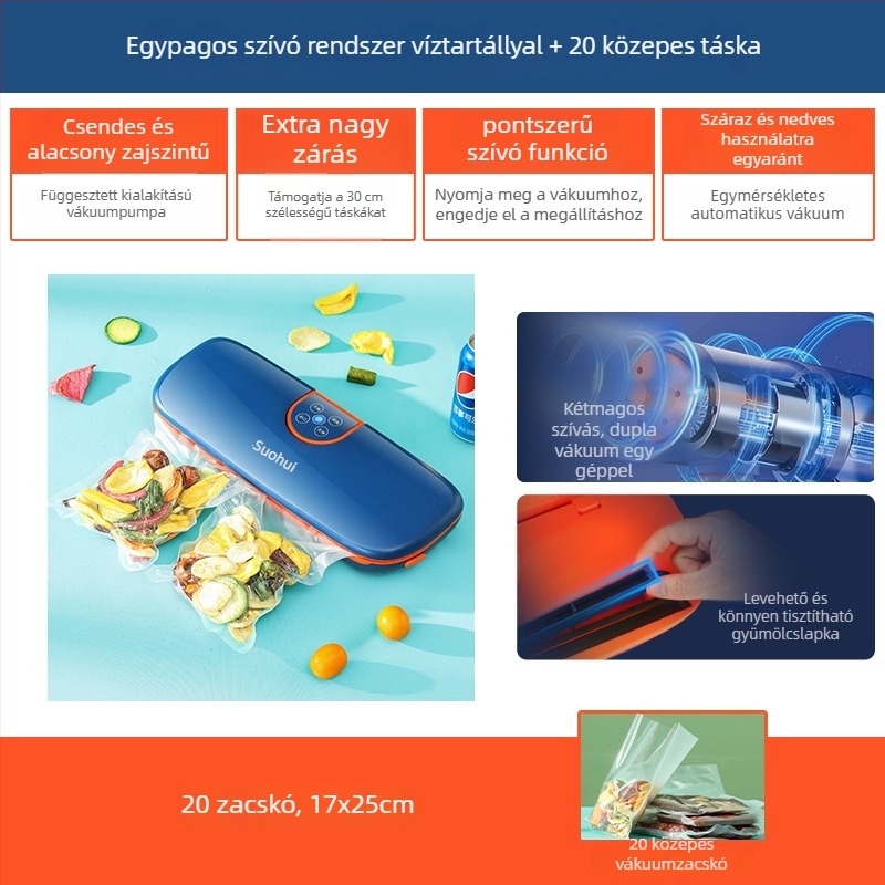 Háztartási vákuumzáró készülék, modell FK-A01; csomagolási térfogat 1 m³; márka Other