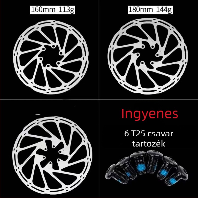 Center Line hatszobos csavaros tárcsafékbetétek hegymászó kerékpárokhoz – mechanikus fék