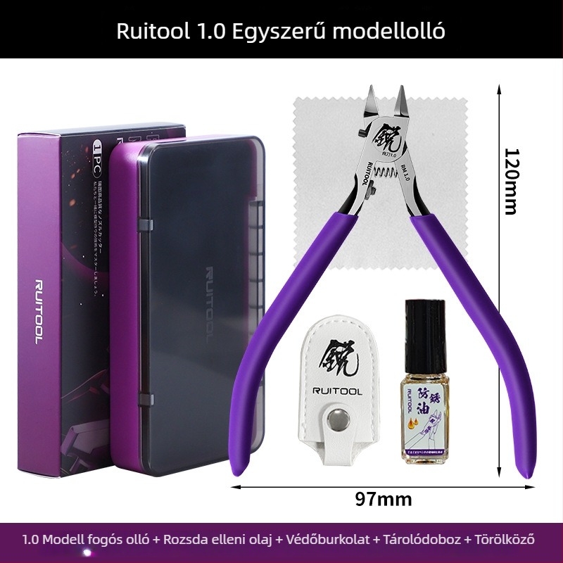 Gundam modell összeszerelő csipesz - kezdő eszköz, egy élű csipesz, Eredet: Egyéb; Importált: Nem
