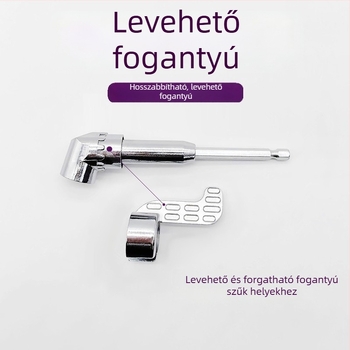 105°-os bit szögadapter, 90°-os fúró szögadapter, csavarhúzó csatlakozó elektromos csavarozóhoz