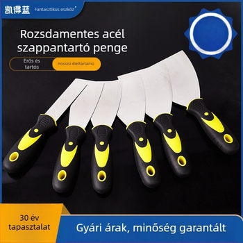 Műanyag fogantyújú glettelő kés gletteléshez és fehérítéshez