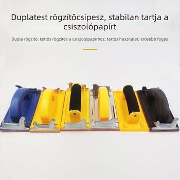 Csiszolópapír tartó – vasból, polírozáshoz, TEDA márka