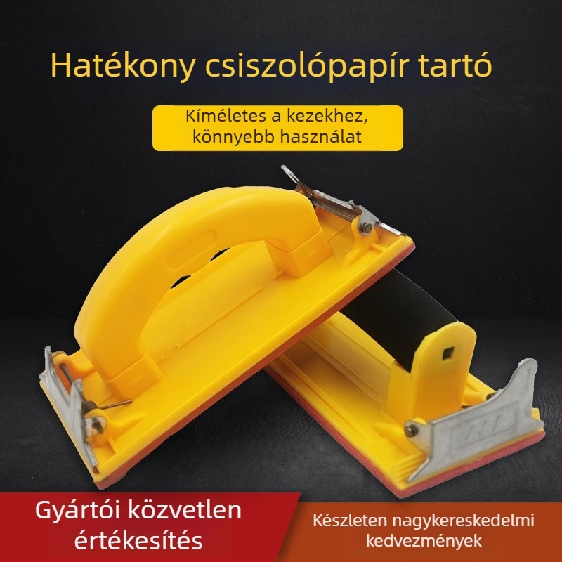 Csiszolópapír tartó – vasból, polírozáshoz, TEDA márka