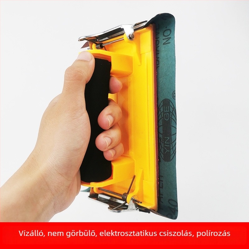Csiszolópapír tartó – vasból, polírozáshoz, TEDA márka
