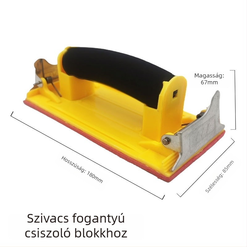 Csiszolópapír tartó – vasból, polírozáshoz, TEDA márka