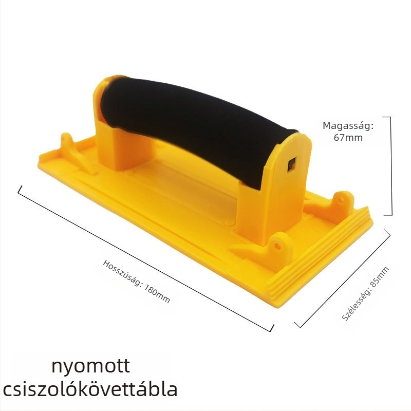 Csiszolópapír tartó – vasból, polírozáshoz, TEDA márka