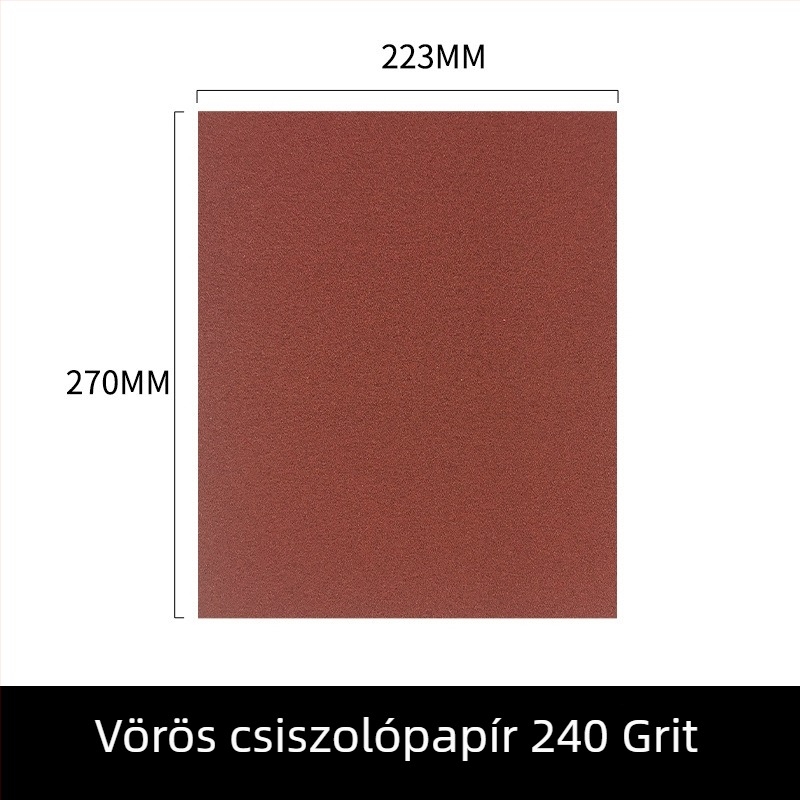 Csiszolópapír tartó – vasból, polírozáshoz, TEDA márka