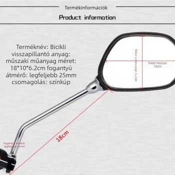 Hegymászó kerékpár hátsó tükör, Fujizhe márka, testreszabható feldolgozás, licencelhető magáncímke