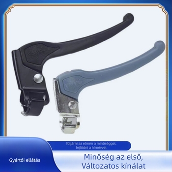 Hegyi kerékpár fékkar - összecsukható műanyag fogantyú, piros zászló design