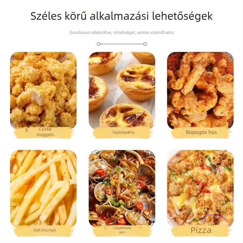 Egyszer használatos négyzet alakú alumíniumfóliás ebédes doboz sütőhöz és légsütőhöz; mikrohullámú sütő nem használható