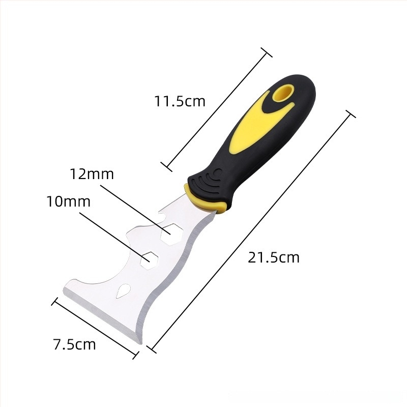 Glettvas rozsdamentes acélból, többfunkciós, vastagított pengével, Outer corner knife, Kínában gyártva
