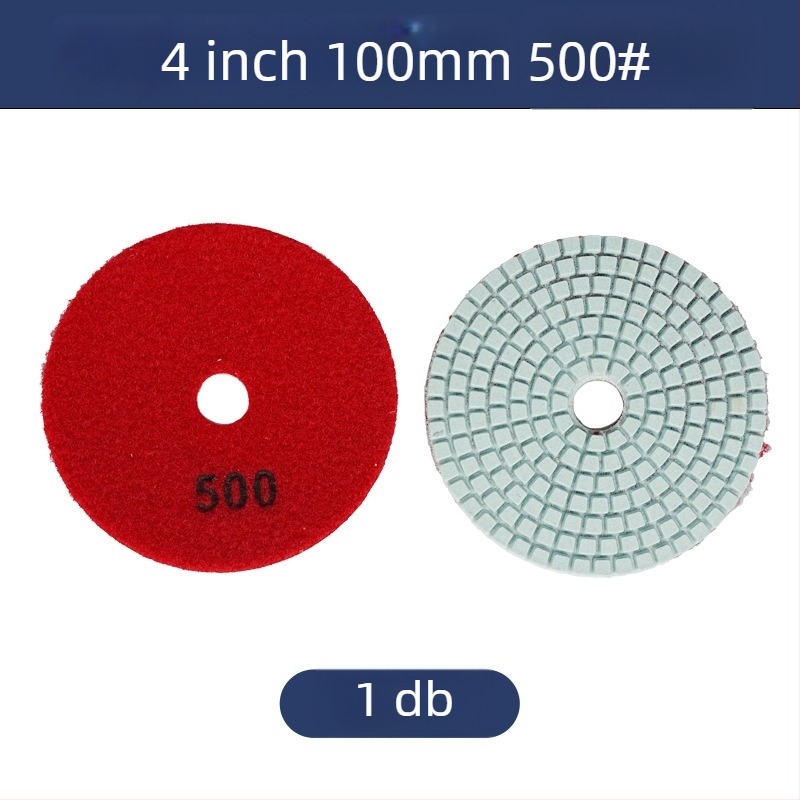 Gyémánt-gyanta csiszolókorong kőhöz, 50# szemcse, modell: 4inch water mill tablets, márka: Jiujiu hardware