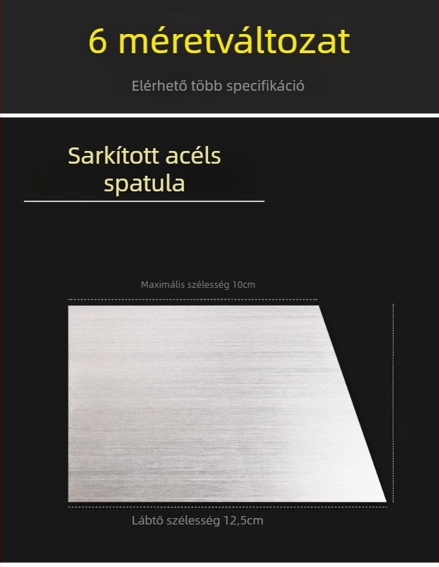  Autó karosszériás glettelő kaparó acél pengével és gumírozott markolattal