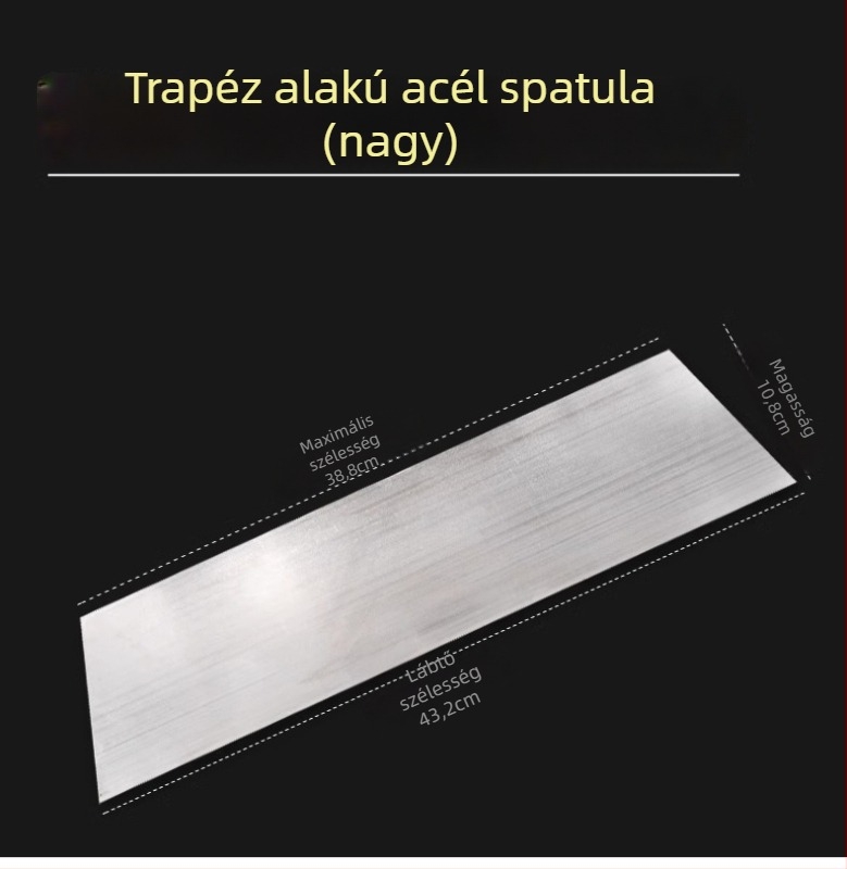  Autó karosszériás glettelő kaparó acél pengével és gumírozott markolattal