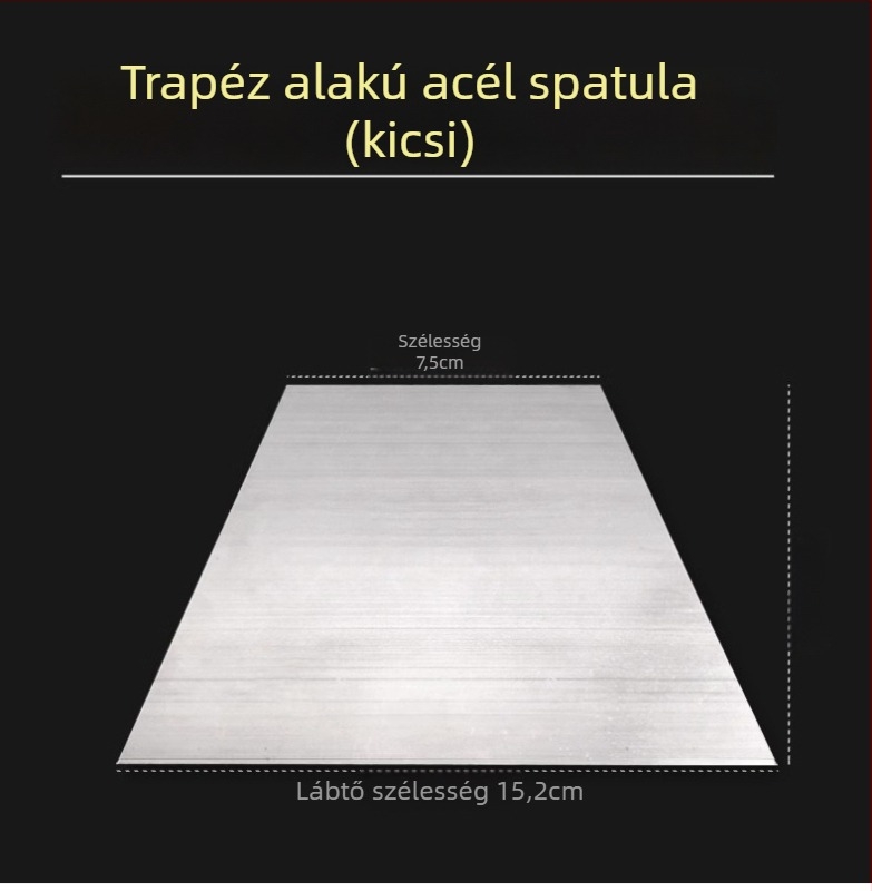  Autó karosszériás glettelő kaparó acél pengével és gumírozott markolattal