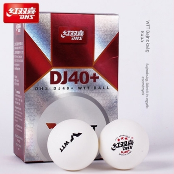 DHS DJ40+ Asztalitenisz-labda Új anyag celluloid 3 csillagos versenylabda