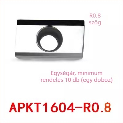 CNC alumínium maróbetét réz/alumínium megmunkáláshoz - APKT1604PDFR-MA, APKT1135PDER-MA, H01 | Zhuzhou