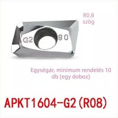 CNC alumínium maróbetét réz/alumínium megmunkáláshoz - APKT1604PDFR-MA, APKT1135PDER-MA, H01 | Zhuzhou