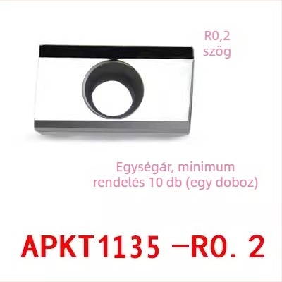 CNC alumínium maróbetét réz/alumínium megmunkáláshoz - APKT1604PDFR-MA, APKT1135PDER-MA, H01 | Zhuzhou