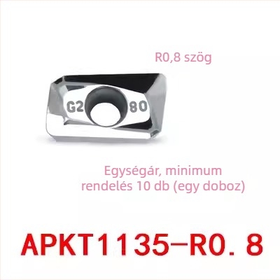 CNC alumínium maróbetét réz/alumínium megmunkáláshoz - APKT1604PDFR-MA, APKT1135PDER-MA, H01 | Zhuzhou