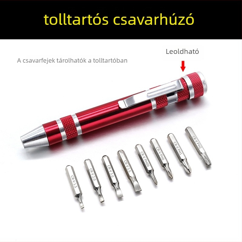 115-in-1 mágneses és szigetelt csavarhúzó készlet otthoni, mobiltelefonos és számítógépes javításokra Ni-Cr acélból