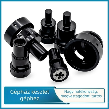 Kézi és gépi használatra tervezett menetkészlet, kompatibilis a lathe és a maróval, tartalmaz menetvágó szerszámot