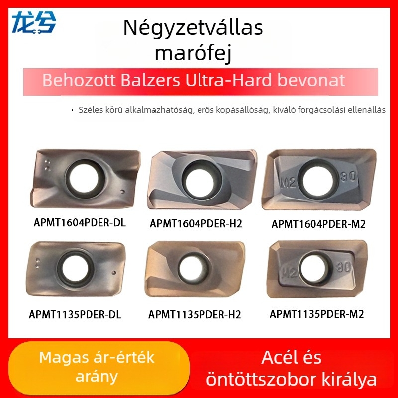 Dragon öntőforma maróbetét, négyszög vállú maró, APMT1604, APMT1135, RPMT1204