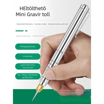 Név­táblákhoz és fém/jád gravírozáshoz használható gravíró toll — akkumulátoros működés, DC 10-30V, Márka: Other, Alkalmazási terület: névtáblák és fém/jád gravírozás