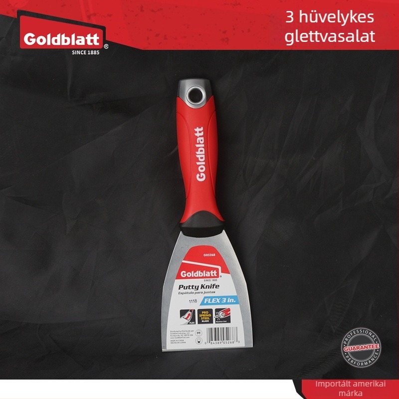 Goldblatt nehéz glettelő kés, megvastagított glettelő eszköz, sík kés típusú gletteléshez, falak festéséhez