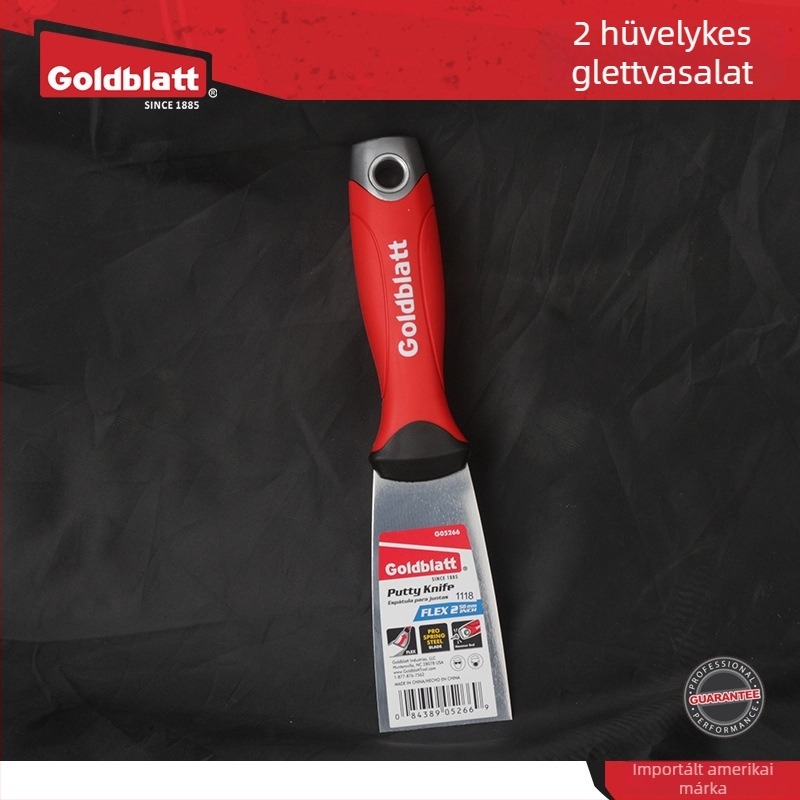 Goldblatt nehéz glettelő kés, megvastagított glettelő eszköz, sík kés típusú gletteléshez, falak festéséhez