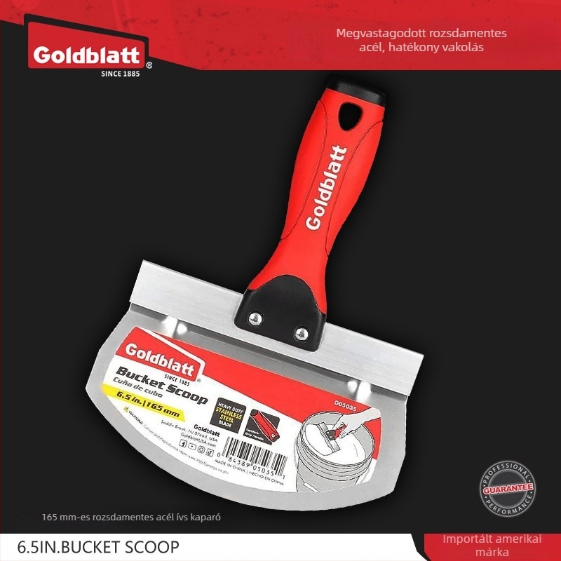Goldblatt nehéz glettelő kés, megvastagított glettelő eszköz, sík kés típusú gletteléshez, falak festéséhez
