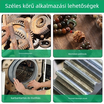Coyute Puha rézdrótos kefe a finom gyöngyök tisztításához, réz- és rozsdamentes acél tisztító sörtékkel, rozsda eltávolítás