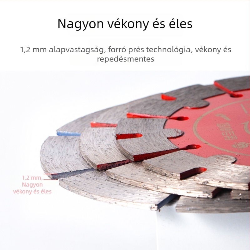 Gyémánt betonvágó korong horonyvágáshoz, szinterezett – Great White Shark
