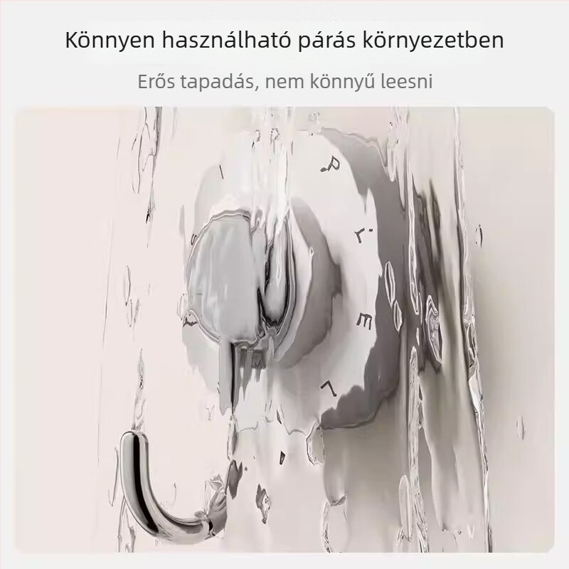 Forgó szívócsésze kampó, erős vákuumos rögzítés, falra szerelhető, fúrás nélkül