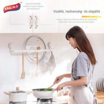 Fali konyhai eszköztartó – ABS, mozgatható, kód Aw556, modern minimalista stílus, márka Too Much Force
