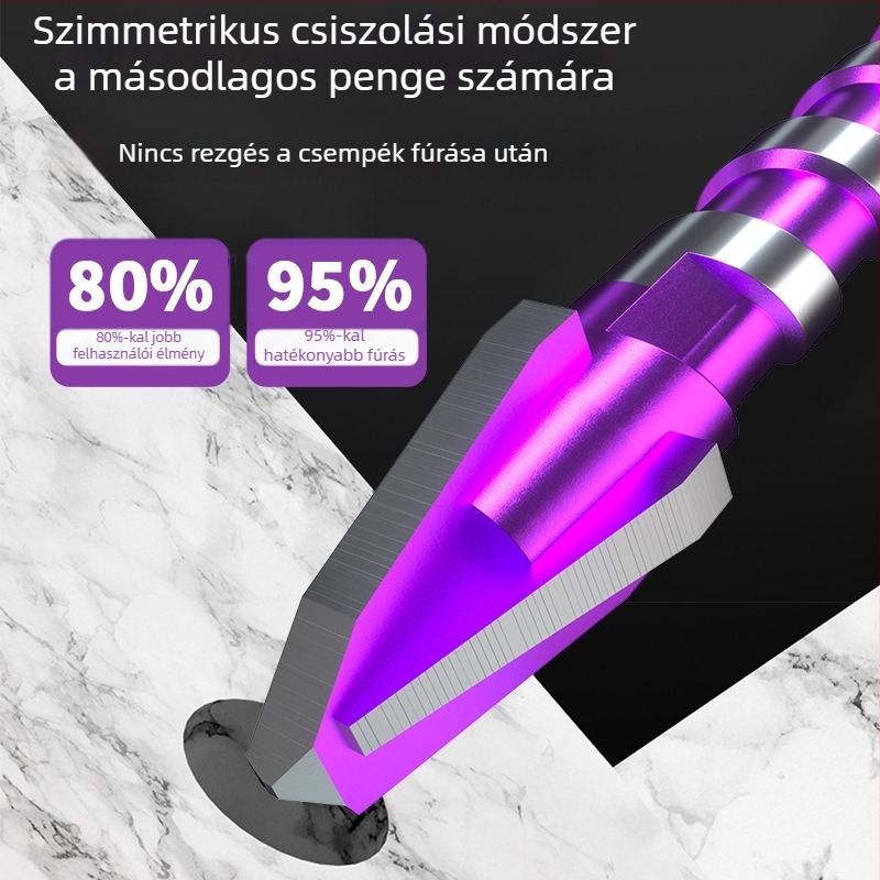Yanran fúrófej kerámia – excentrikus, gyors behatolás, teljesen kerámia, négy recés él