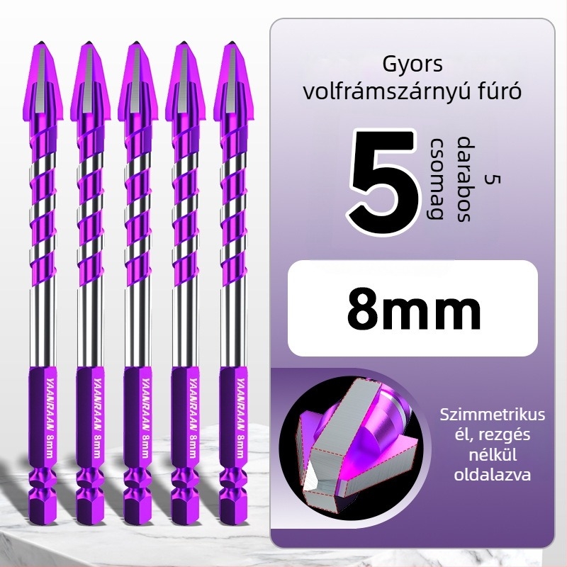 Yanran fúrófej kerámia – excentrikus, gyors behatolás, teljesen kerámia, négy recés él