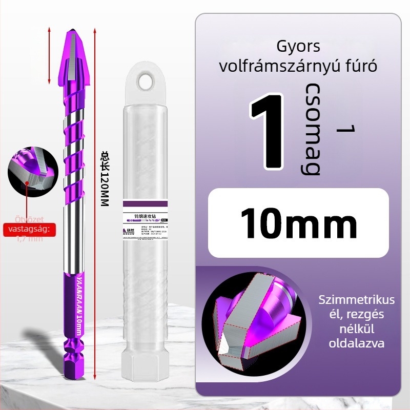 Yanran fúrófej kerámia – excentrikus, gyors behatolás, teljesen kerámia, négy recés él