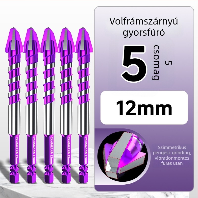 Yanran fúrófej kerámia – excentrikus, gyors behatolás, teljesen kerámia, négy recés él