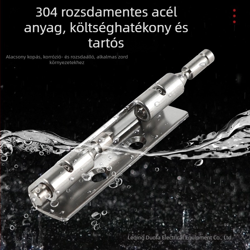 AE rejtett csukló elosztó doboz ajtókhoz, 304 rozsdamentes acél, ipari teherbírású