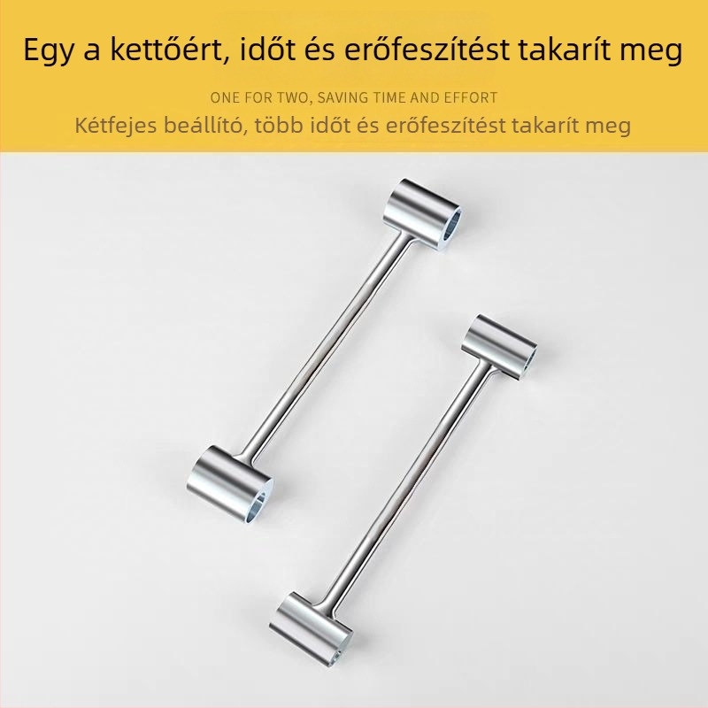 Ajtóhézag-szabályozó eszköz zászló alakú csuklóhoz, rozsdamentes acélból