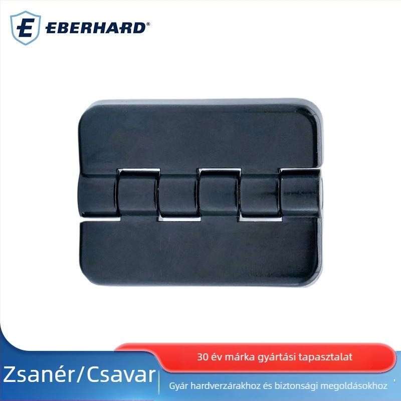 Csavarokkal ellátott cinkötvözetből készült pánt, ipari teherbírású, 50×40 mm, lyuk nélküli, tűs szerelvényekkel, elosztó dobozok és szekrényajtókhoz