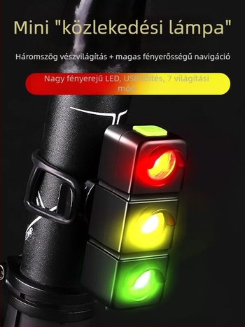 Extreme újratölthető kerékpár hátsó lámpa, mountain és road kerékpárokhoz, éjszakai figyelmeztetéssel, gyermekkerékpárokhoz is