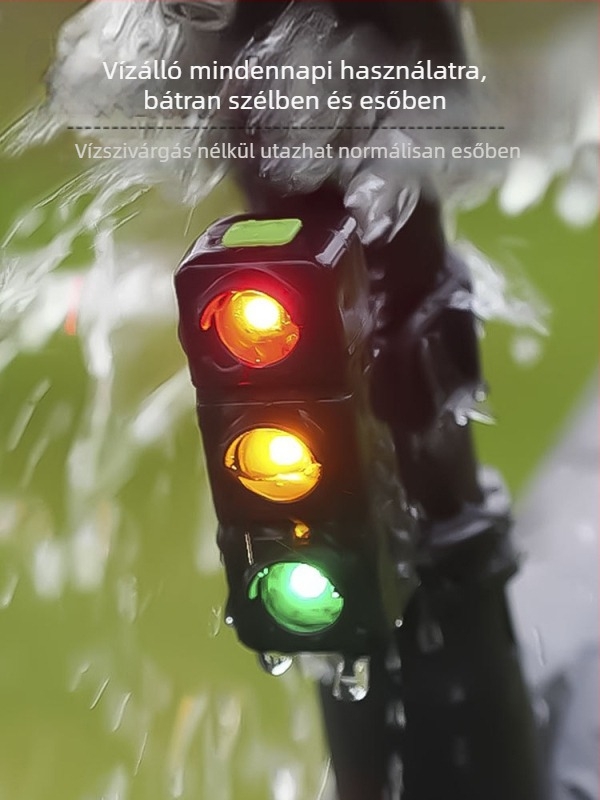 Extreme újratölthető kerékpár hátsó lámpa, mountain és road kerékpárokhoz, éjszakai figyelmeztetéssel, gyermekkerékpárokhoz is