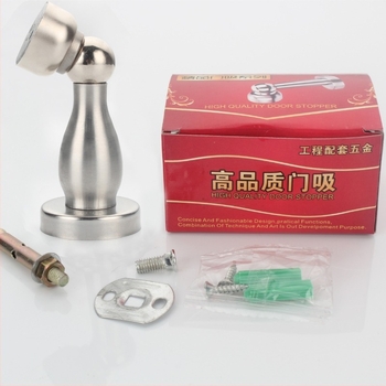 A04 mágneses ajtó-tartó rozsdamentes acél 304, modell A04, falra szerelhető, felület: matt és polírozott